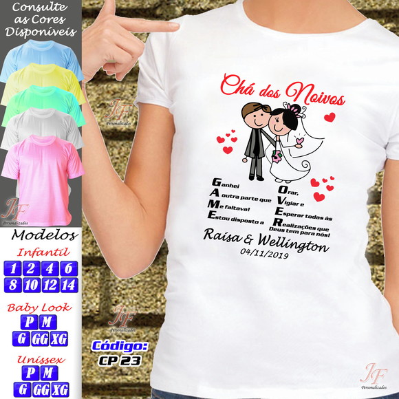01 Camiseta Personalizada_Qualquer Tema!