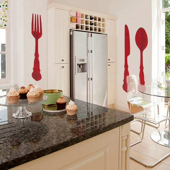 Talheres Gigantes Mdf-decoração Área Gourmet - Imagem 3