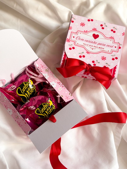 Caixa para Bombons Dia das Mães