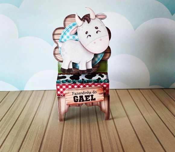 Porta Bis Duplo Fazendinha