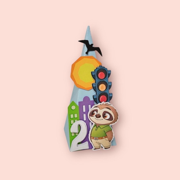 Caixa Pirâmide Zootopia