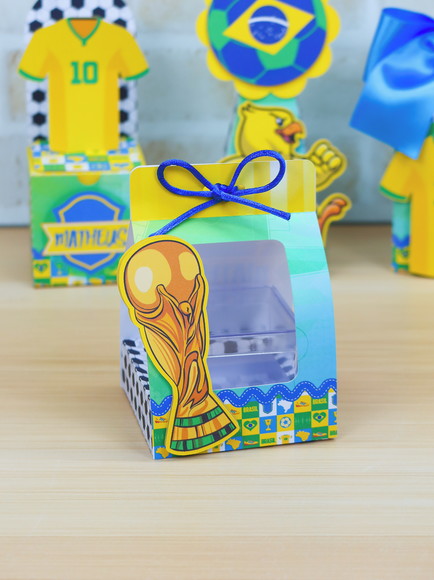 Caixa Porta Acrílico Copa do Mundo