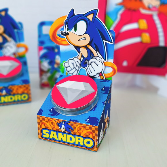 Caixa Porta Latinha Sonic