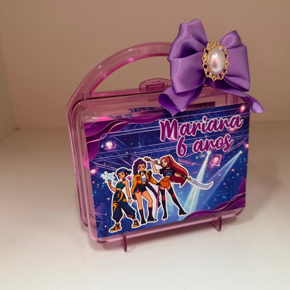 Maleta Acrílica Personalizada Guerreiras do K Pop