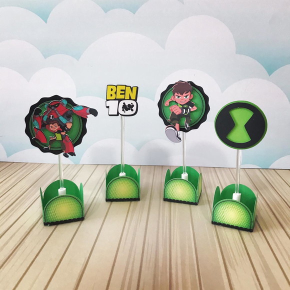 Forminha de Doce e Toppers Ben 10