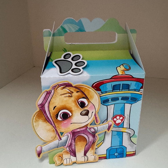 Caixa Surpresa para Lanche Patrulha Canina