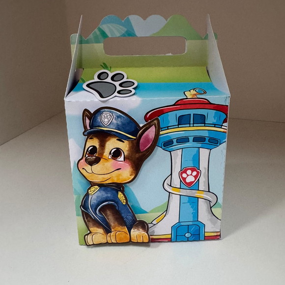 Caixa Surpresa para Lanche Patrulha Canina