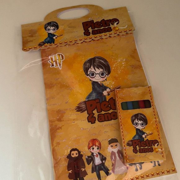 Kit para Colorir com Giz de Cera Harry Potter