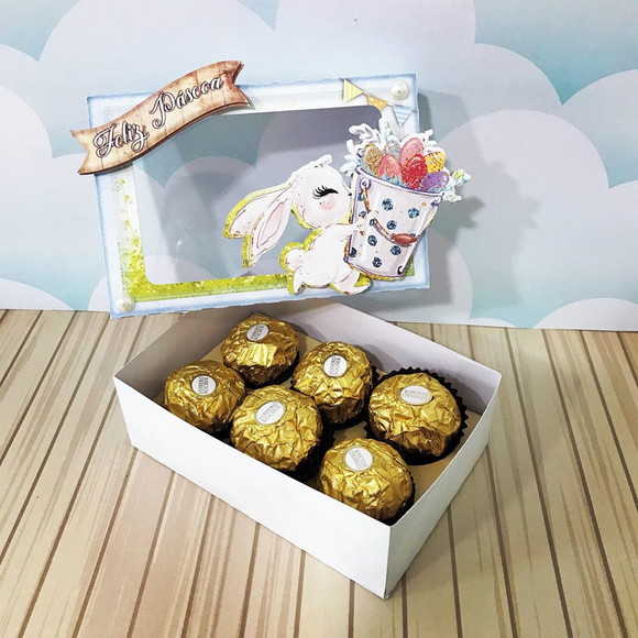 Caixa para 6 Bombons Páscoa