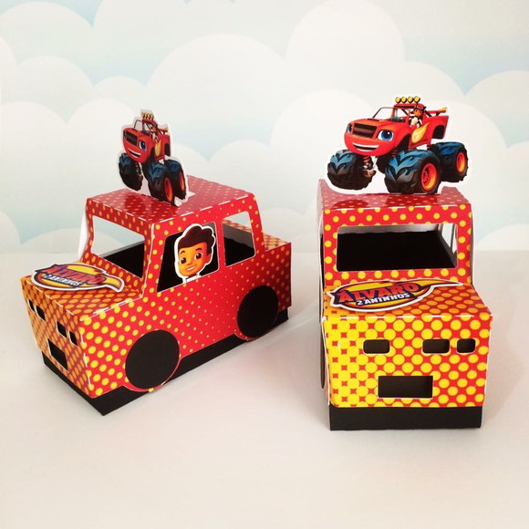 Caixa Carro Blaze And Monsters