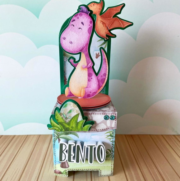 Caixa Cenário Dino Baby