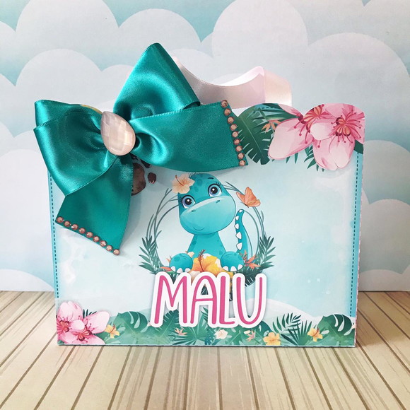 Sacola Personalizada Dino Baby