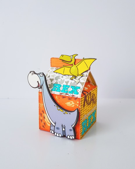 Caixa Mini Milk Dino Baby