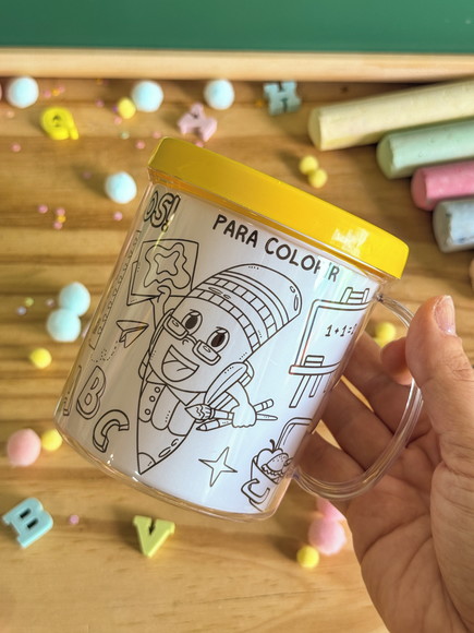 Caneca Acrilica Personalizada Volta Ás Aulas