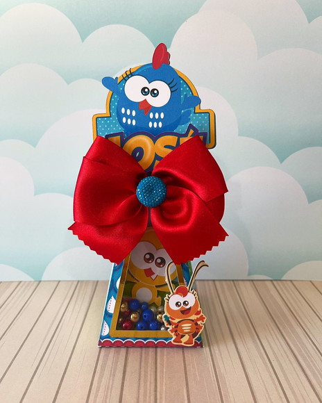 Caixa Piramide Shaker Galinha Pintadinha