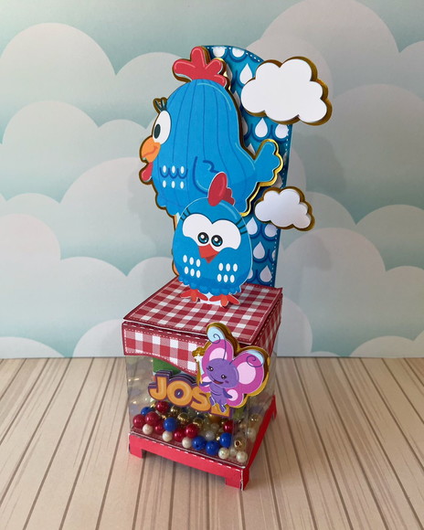 Caixa Vitrine Galinha Pintadinha