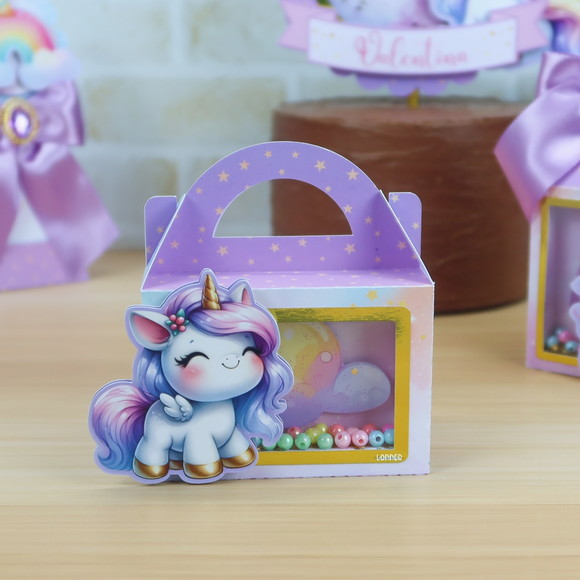 Maletinha Shaker Unicornio