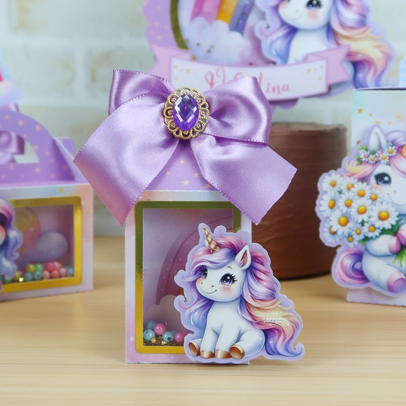 Caixa Milk Shaker Unicornio