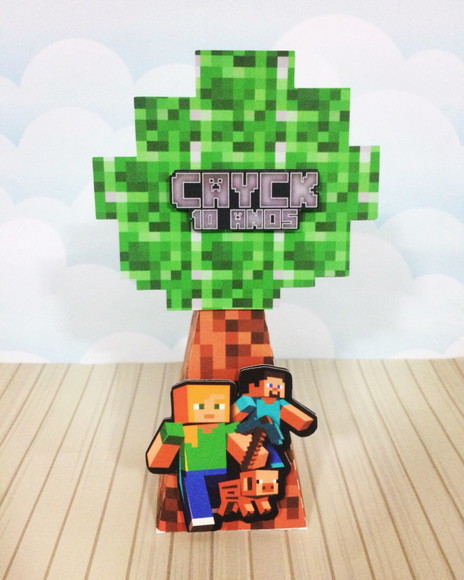 Caixa Piramide Minecraft