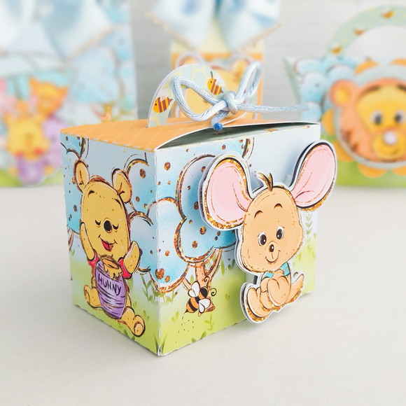 Caixa Cubo Ursinho Pooh