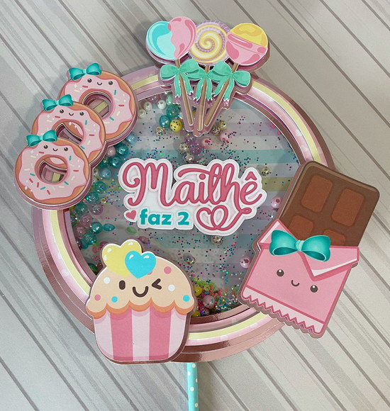 Topo de Bolo Doces