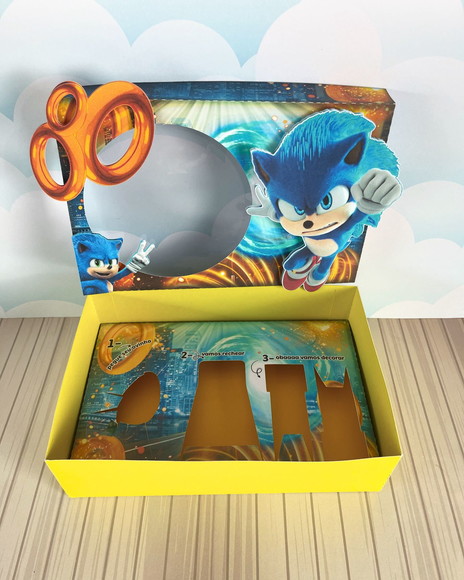 Caixa Mini Confeiteiro Sonic