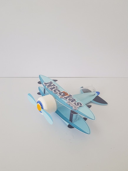 Porta Tubete Urso Aviador