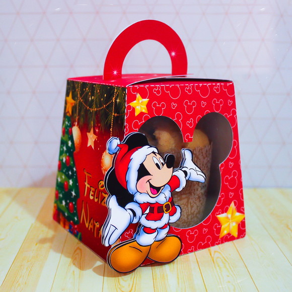 Caixa para Mini Panetone Natal