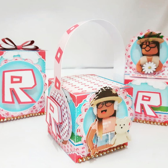 Caixa Cubo Fone Roblox