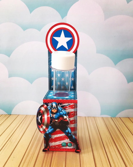 Porta Tubete Capitão America