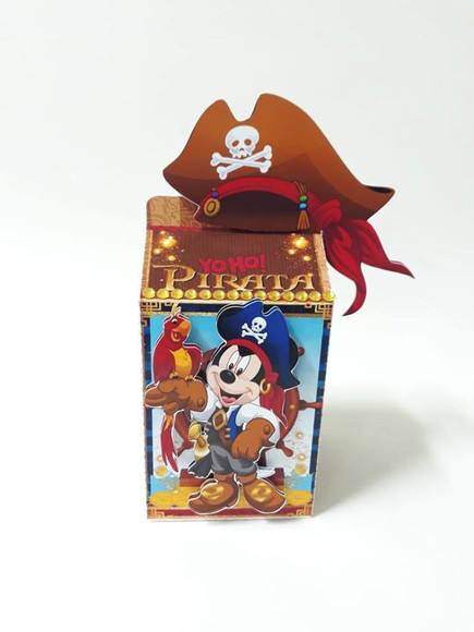Caixa Milk do Mickey Pirata