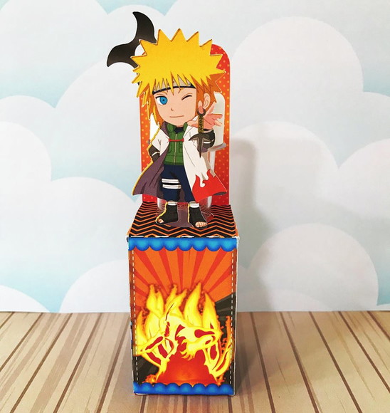 Caixa Porta Tubete os Naruto
