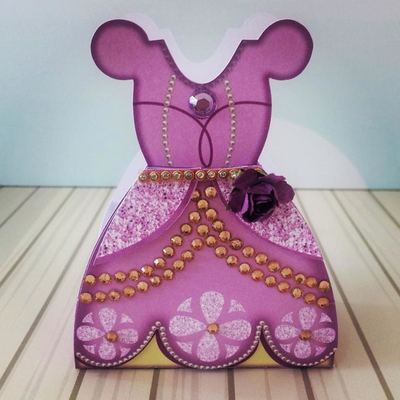 Caixa Vestido Princesa Sophia