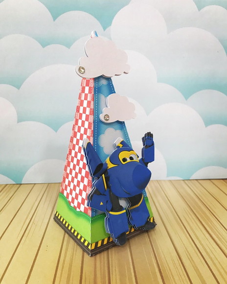 Caixa Piramide Super Wings
