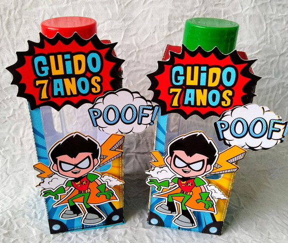 Porta Tubete Jovens Titans