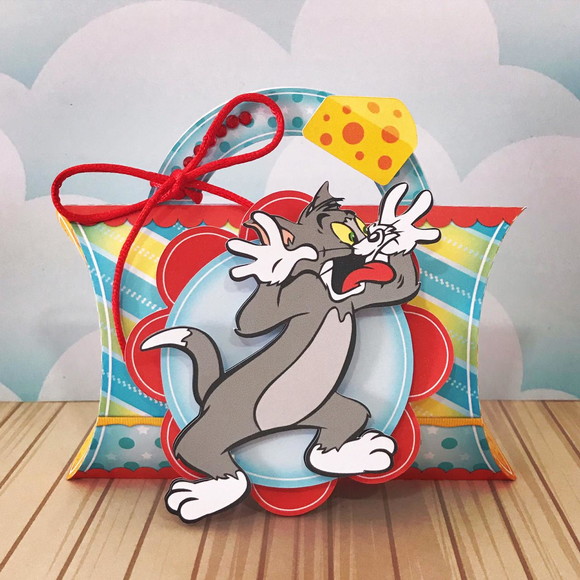 Caixa Travesseiro Tom Jerry