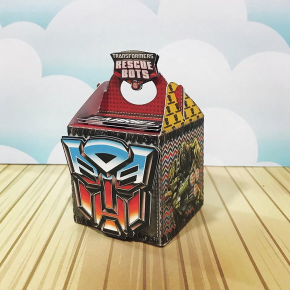 Caixa Cubo com Alça Transformes