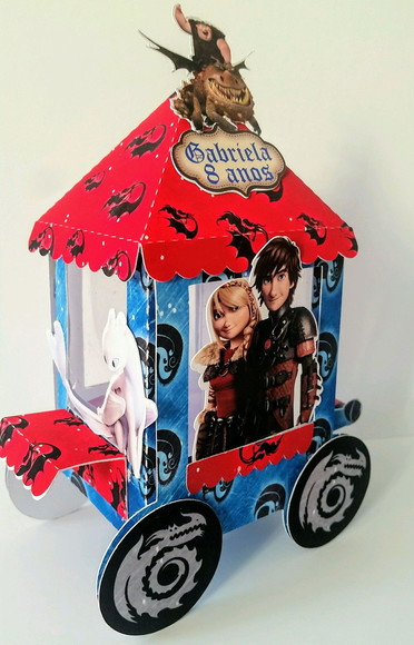 Carrinho de Pipoca Como Treinar o Seu Dragao 3