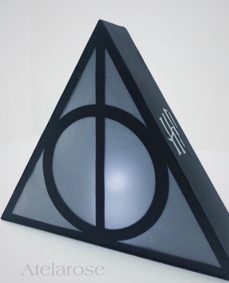 Luminária Relíquia da Morte Harry Potter