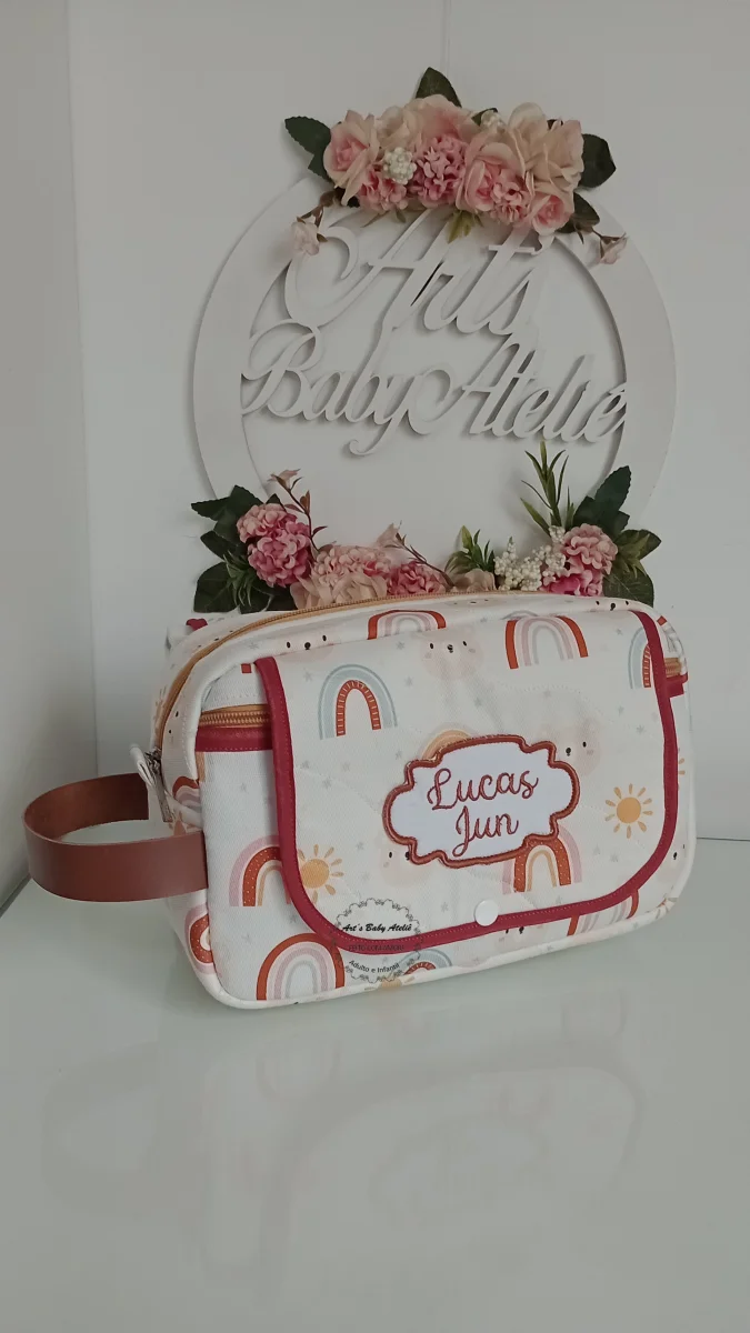 Necessaire Porta fraldas com trocador (removível) - Imagem 4