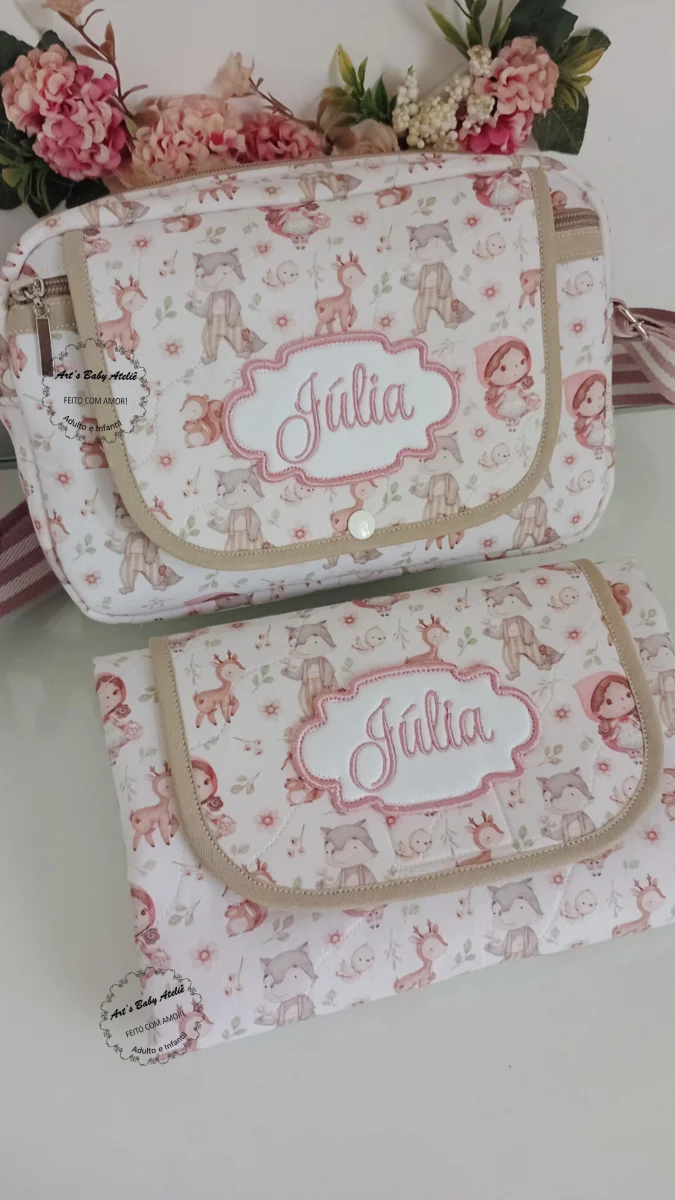 Necessaire Porta fraldas com trocador (removível) - Imagem 5