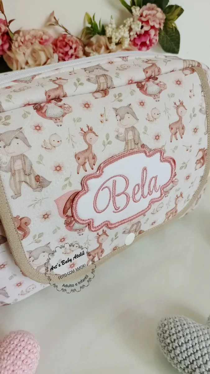 Necessaire Porta fraldas com trocador (removível) - Imagem 4
