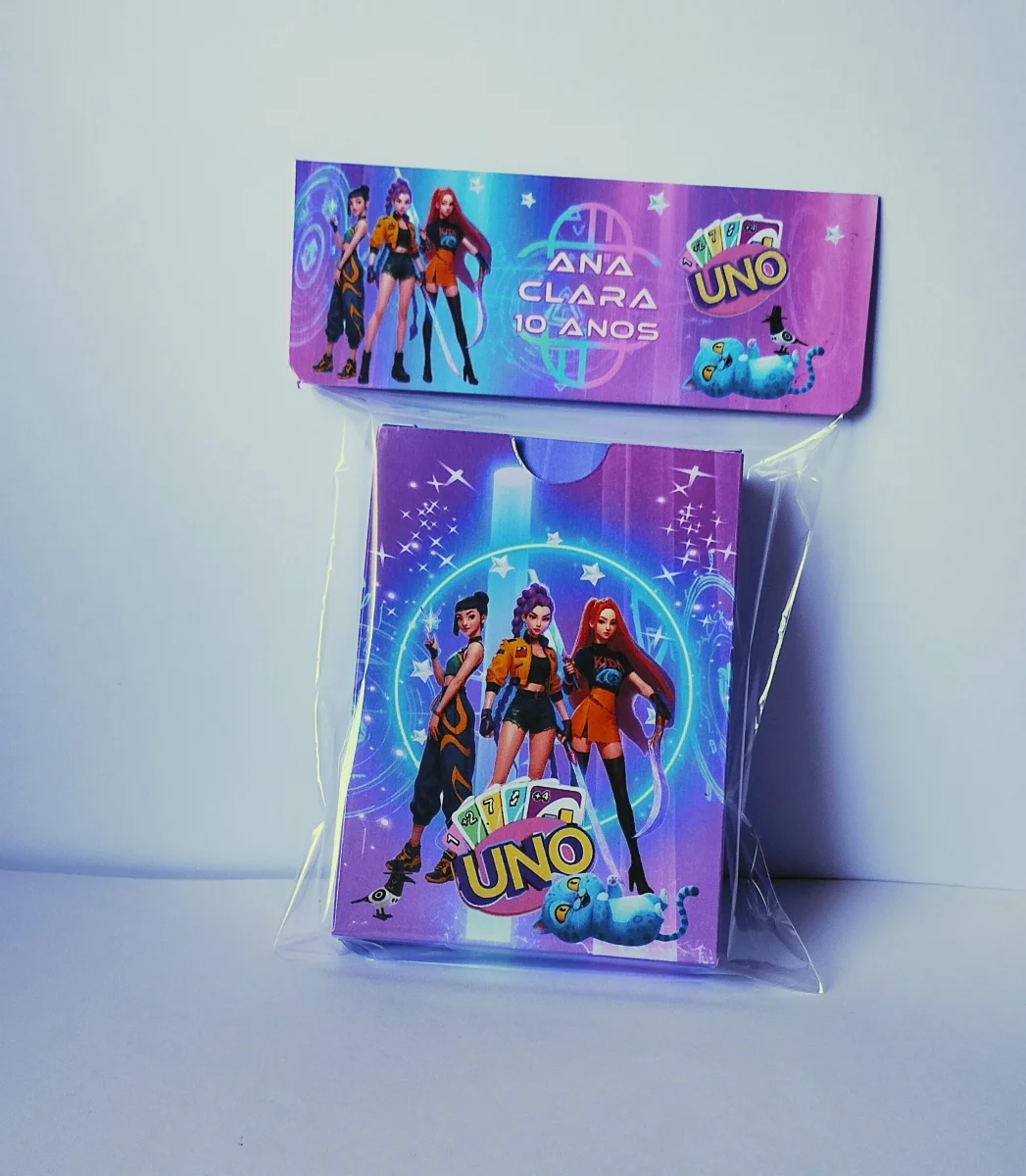 Guerreiras do Kpop Huntrix Kit Personalizado Álbum + jogo Uno Lembrancinha Festa 25 unidades - Imagem 2