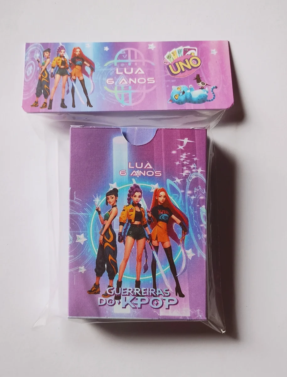 Uno Guerreiras do Kpop Huntrix Lembrancinha de Aniversário - Imagem 7
