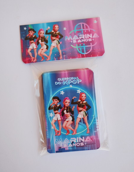 Jogo da Memória Guerreiras do Kpop Huntrix Lembrancinha