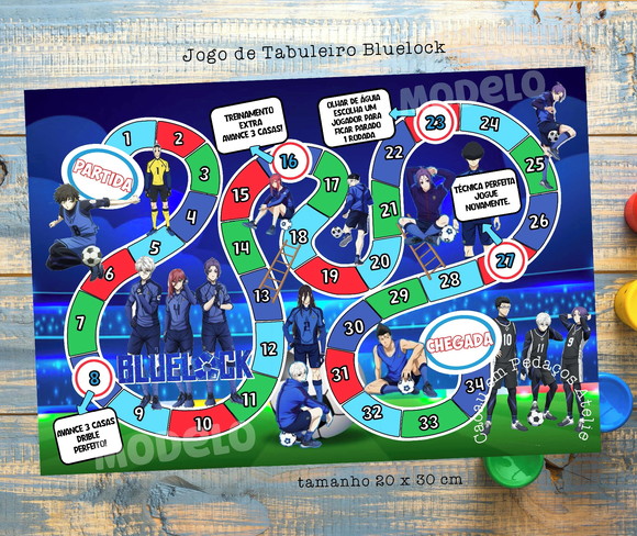Bluelock Festa Jogo de Tabuleiro Lembrancinha Personalizada