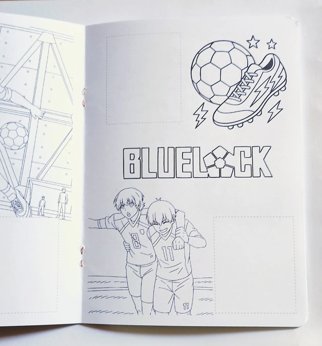 Bluelock Álbum de Figurinhas Desenhos Colorir Atividades lembrancinha personalizada Aniversário - Imagem 8