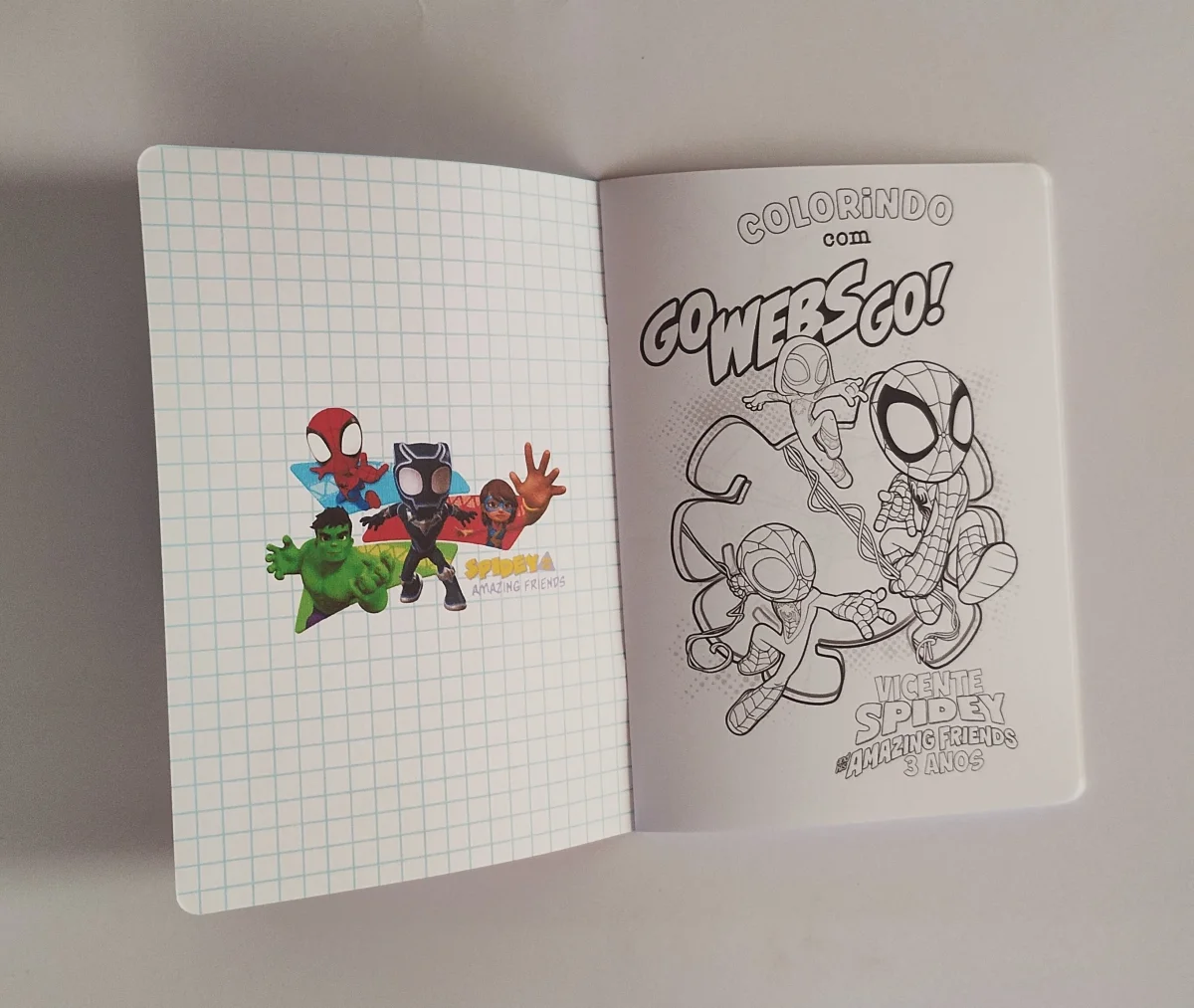 Spidey e Amigos Aranha Fantasma Álbum de Figurinhas e Desenhos de Colorir + atividades 20 unidades - Imagem 7