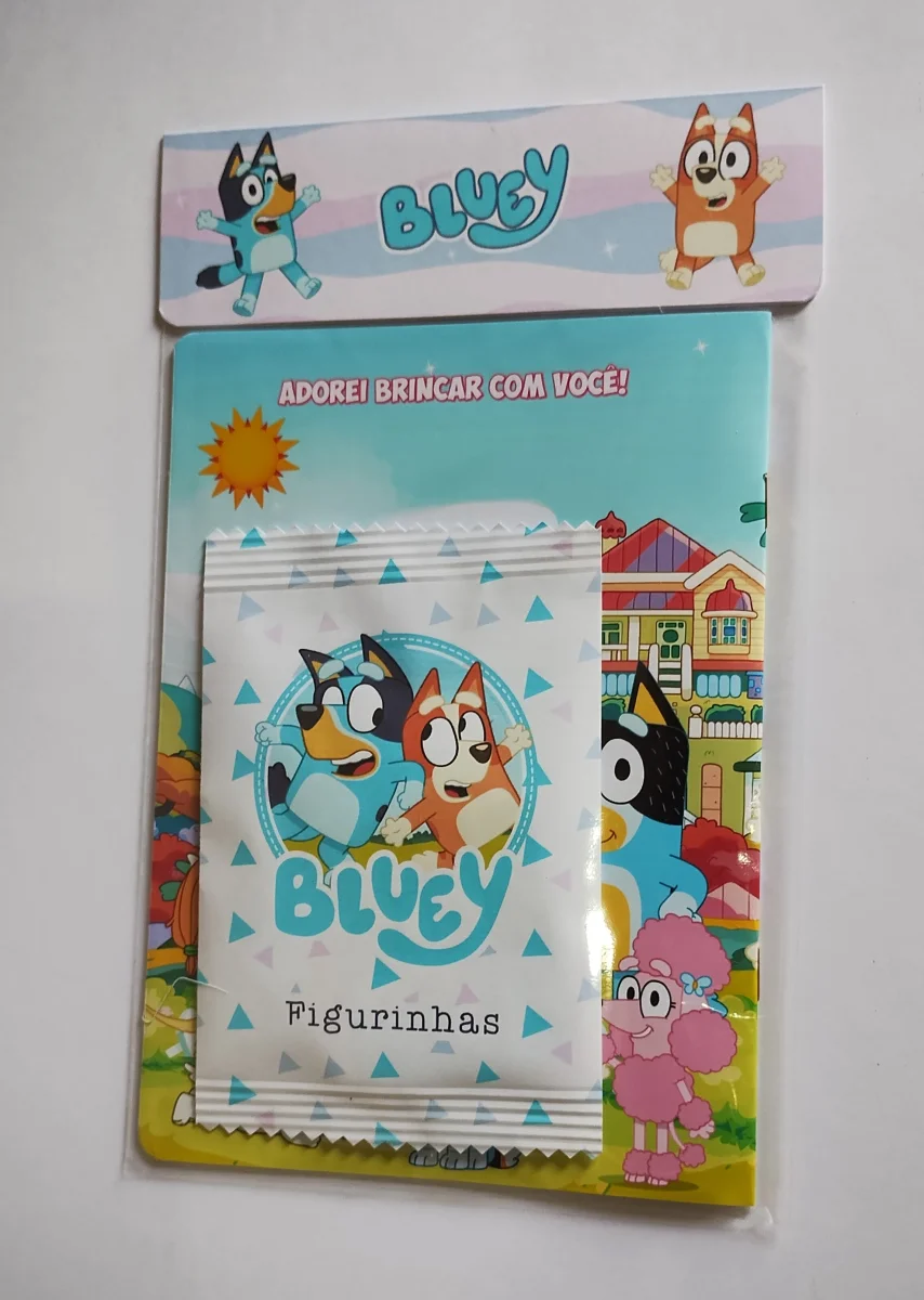 Bluey Bingo Álbum de Figurinhas e Desenhos de Colorir Atividades lembrancinha festa 55 unidades - Imagem 7