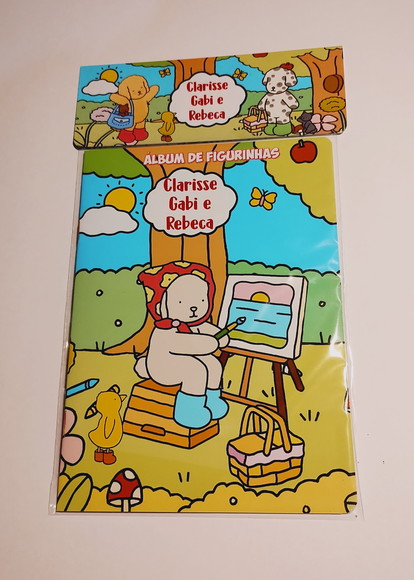 Álbum de Figurinhas + Desenhos de Colorir Bobbie Goods Lembrancinha Festa Infantil